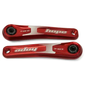 Hope E-Bike Crankset 165mm - Red