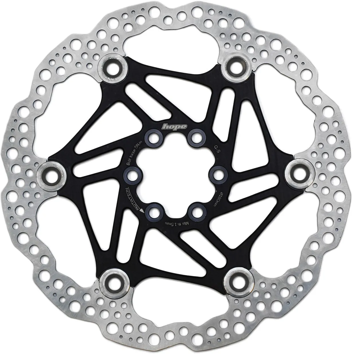 Hope Floating Disc Rotor 180mm 6 Bolt