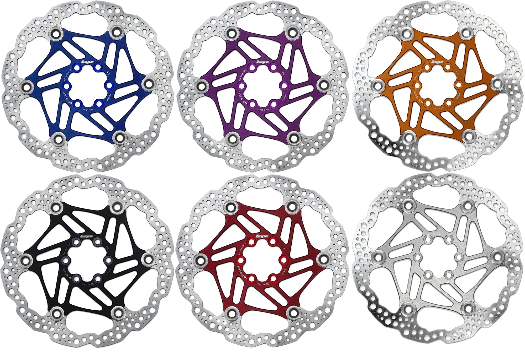 Hope Floating Disc Rotor 180mm 6 Bolt