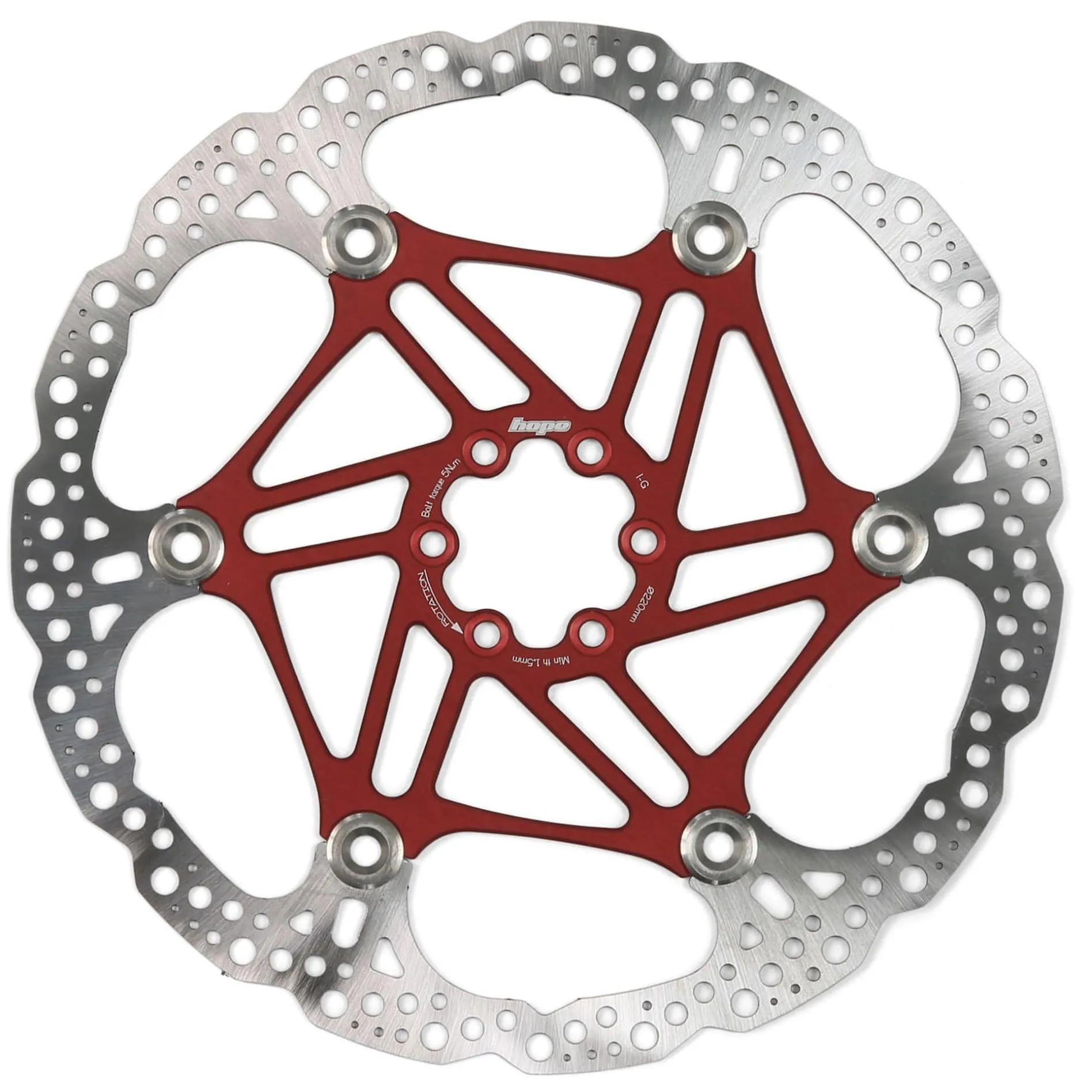 Hope Floating Disc Rotor 220mm 6 Bolt