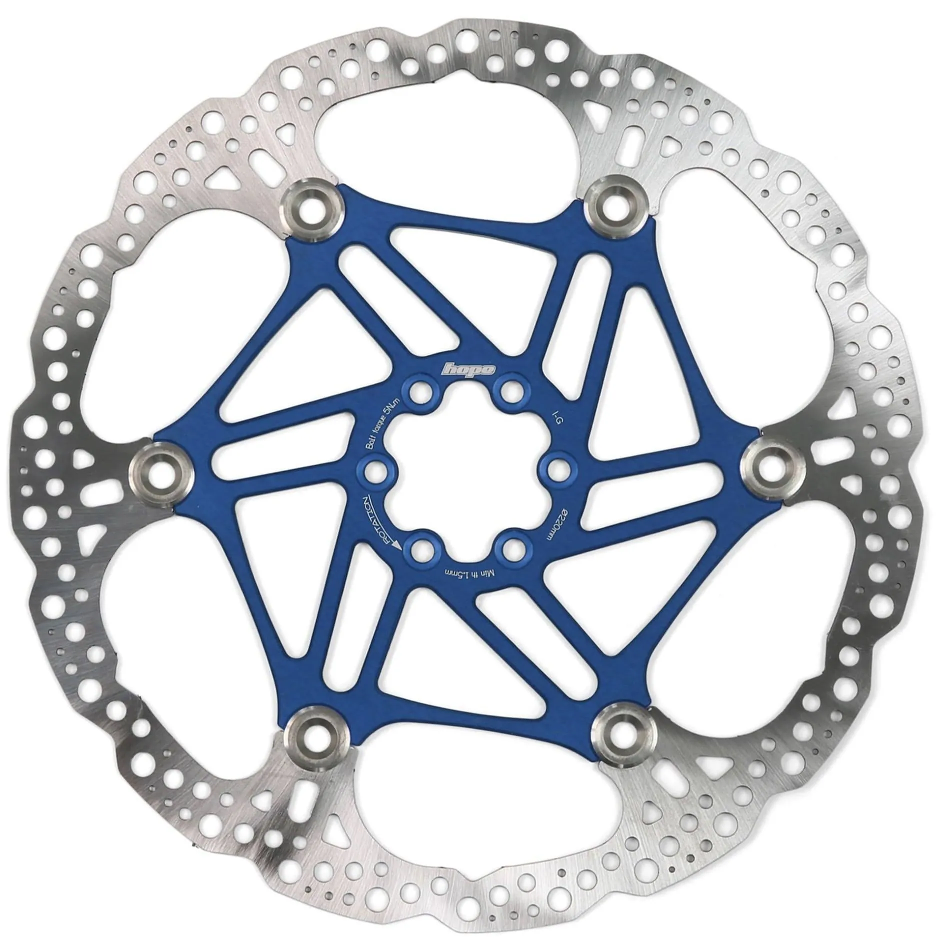 Hope Floating Disc Rotor 220mm 6 Bolt