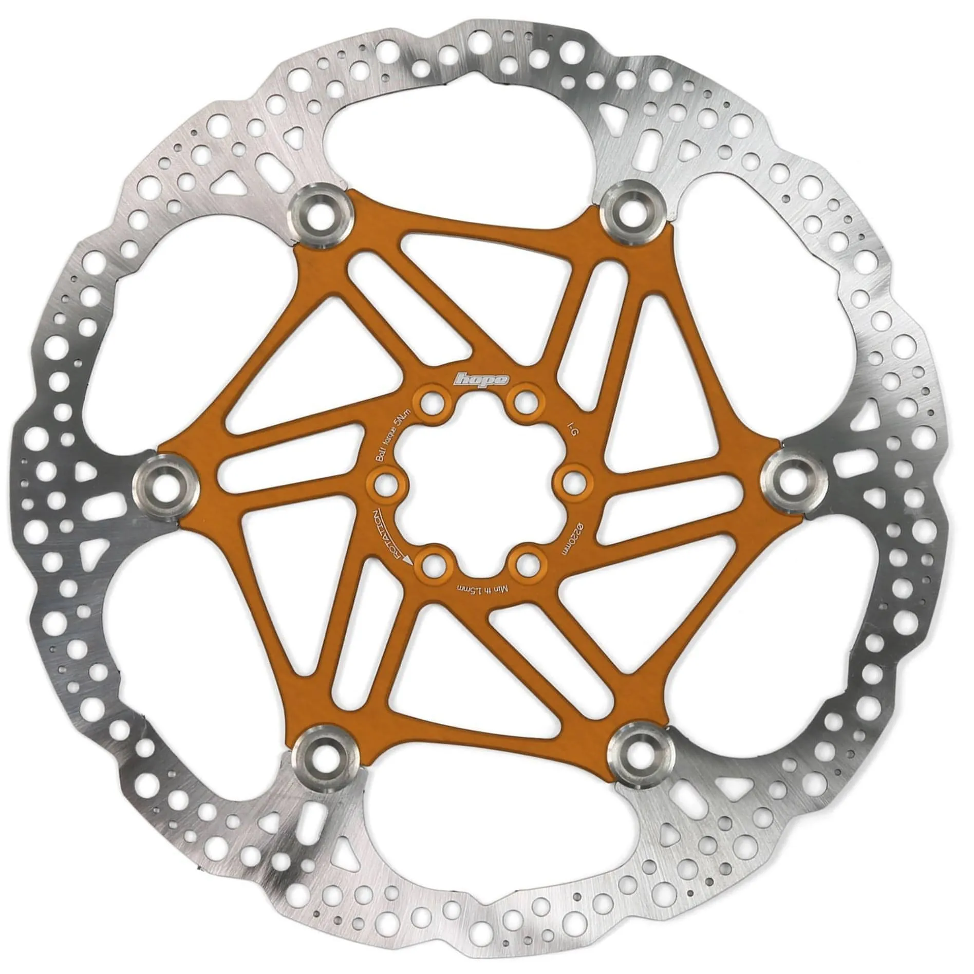 Hope Floating Disc Rotor 220mm 6 Bolt