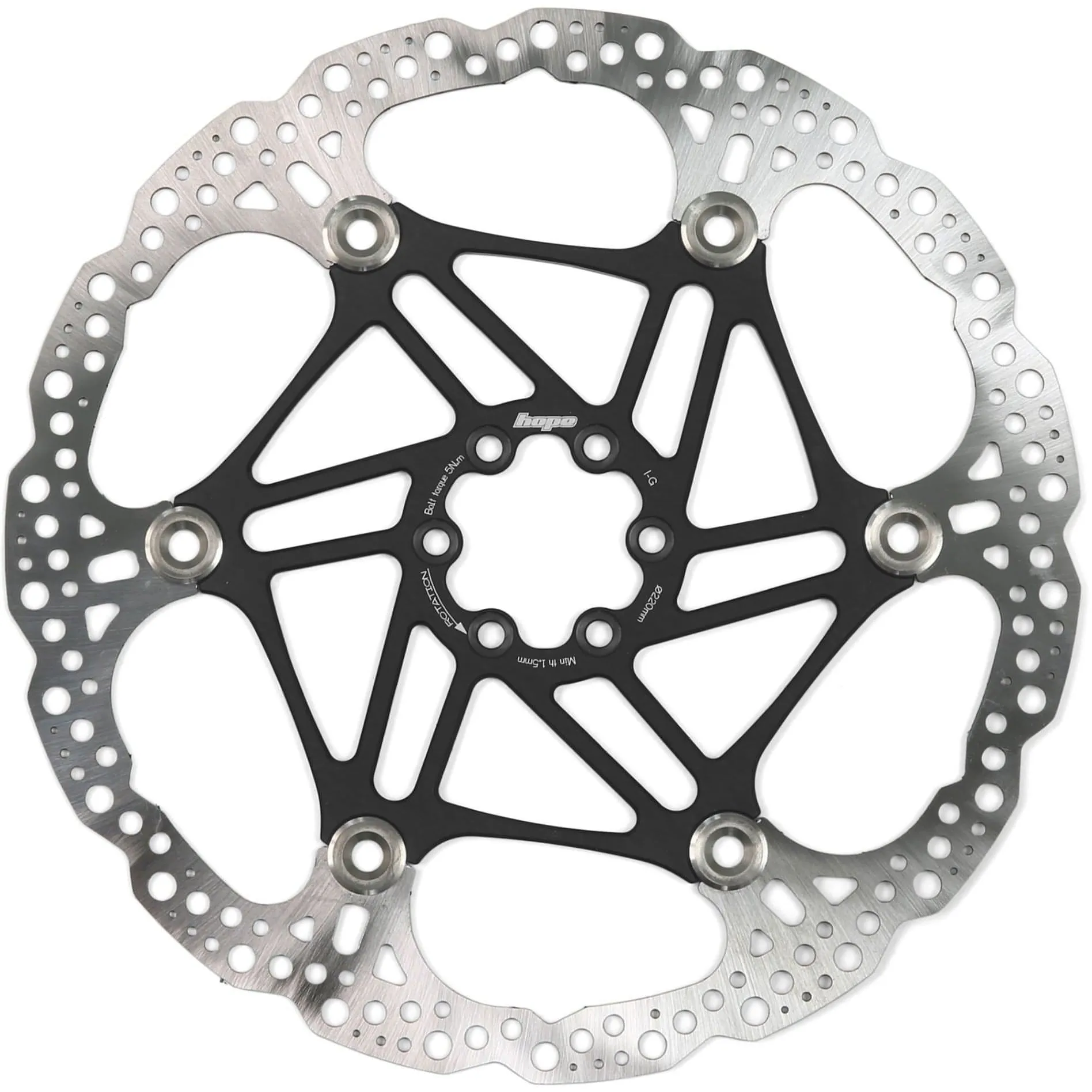 Hope Floating Disc Rotor 220mm 6 Bolt