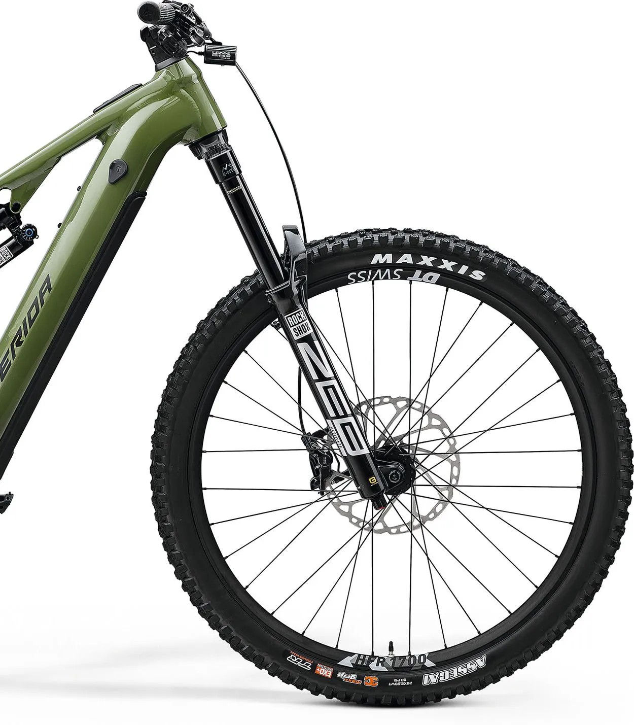 Merida eOne-Eighty 900 Electric Full Suspension Mountain Bike 2025 - Glossy Anaconda Green