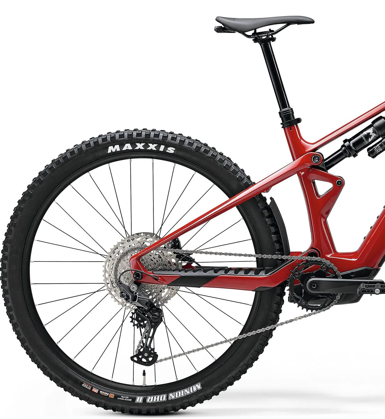 Merida eOne-Sixty SL 6000 Carbon Electric Full Suspension Mountain Bike 2025 - Glossy Heritage Red