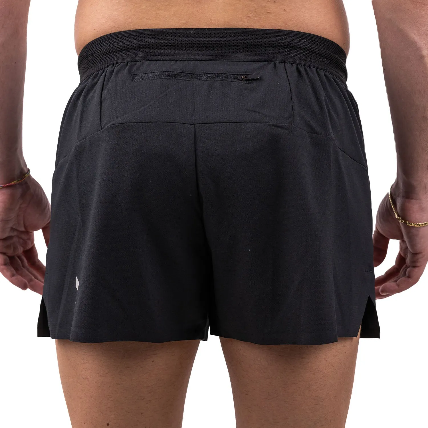 Mizuno Tech Light 3.5 Inch Mens Running Shorts - Black