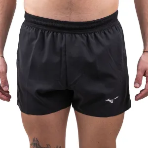 Mizuno Tech Light 3.5 Inch Mens Running Shorts - Black