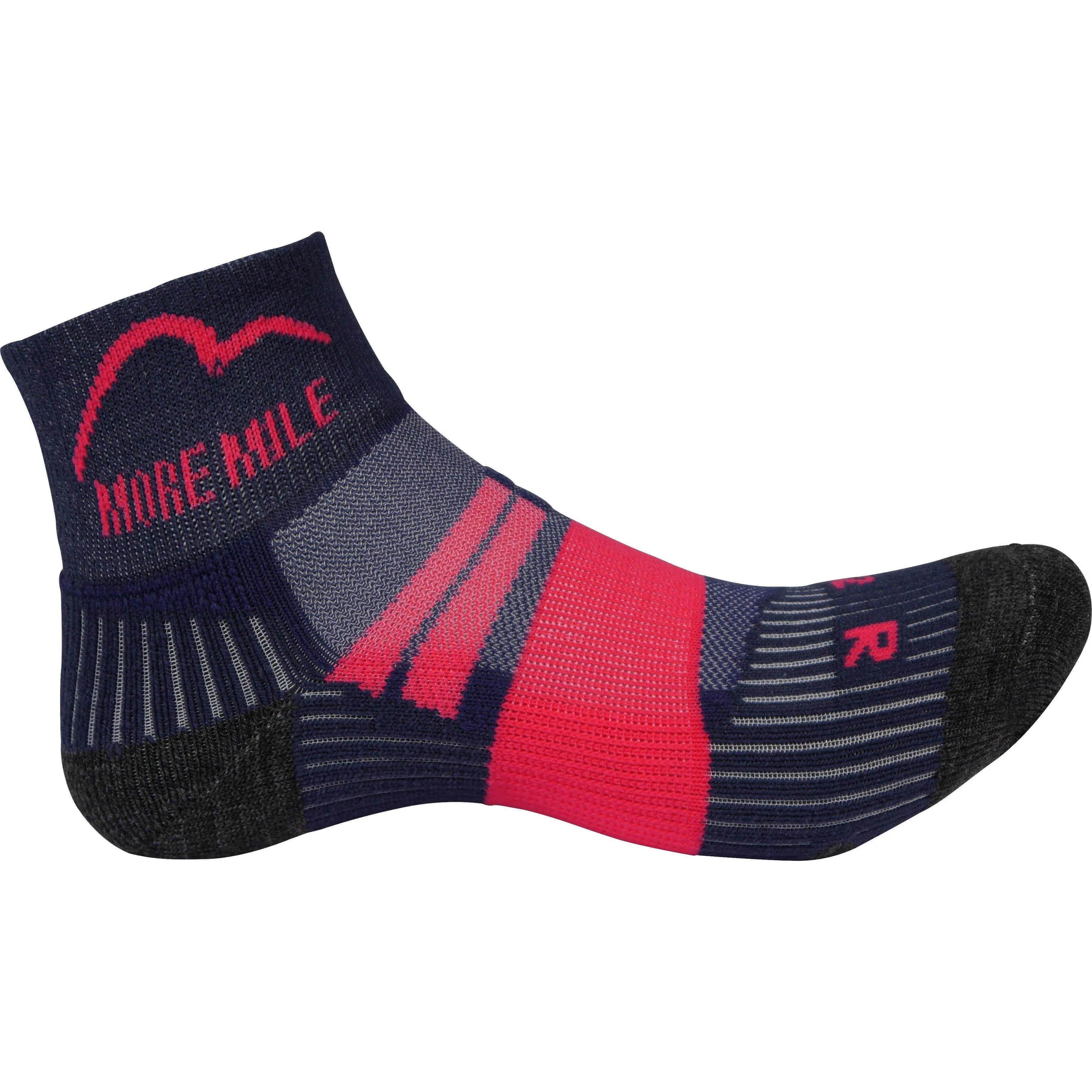 More Mile Endurance (3 Pack) Junior Running Socks - Multi
