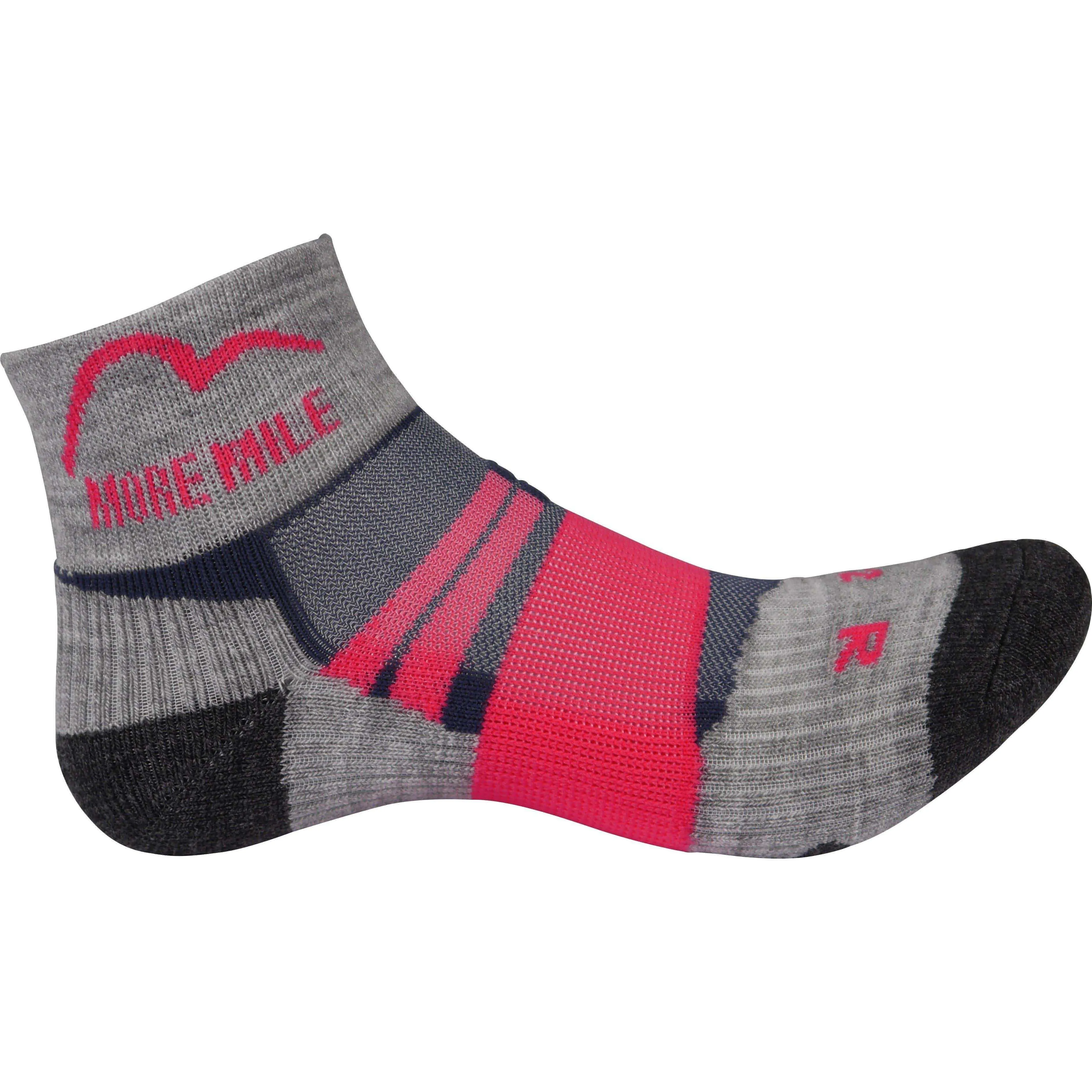 More Mile Endurance (3 Pack) Junior Running Socks - Multi