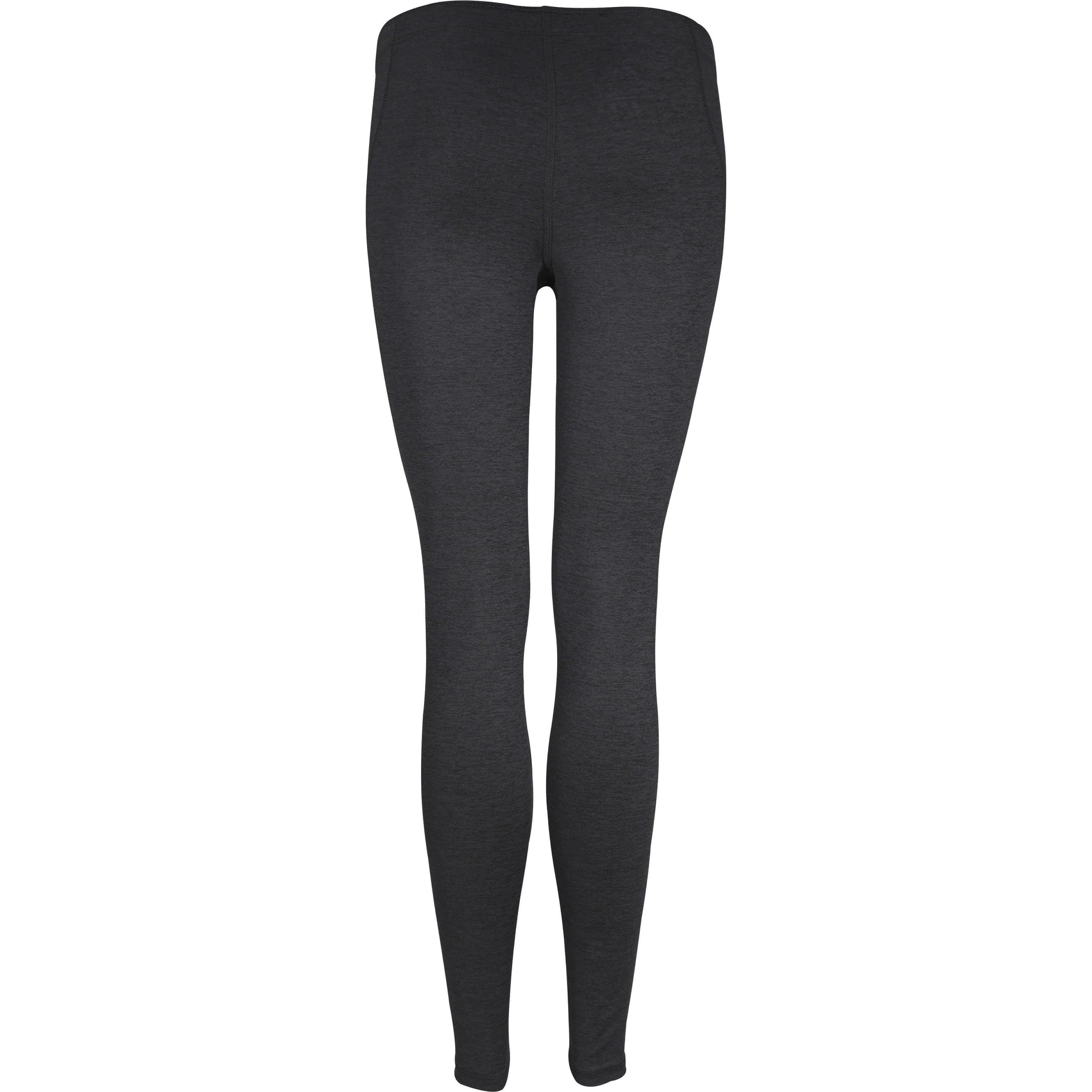 More Mile Train To Run Womens Long Running Tights - Grey