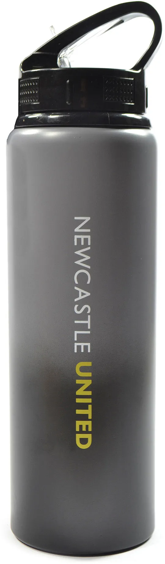Newcastle United Fade Aluminium 750ml Water Bottle - Black