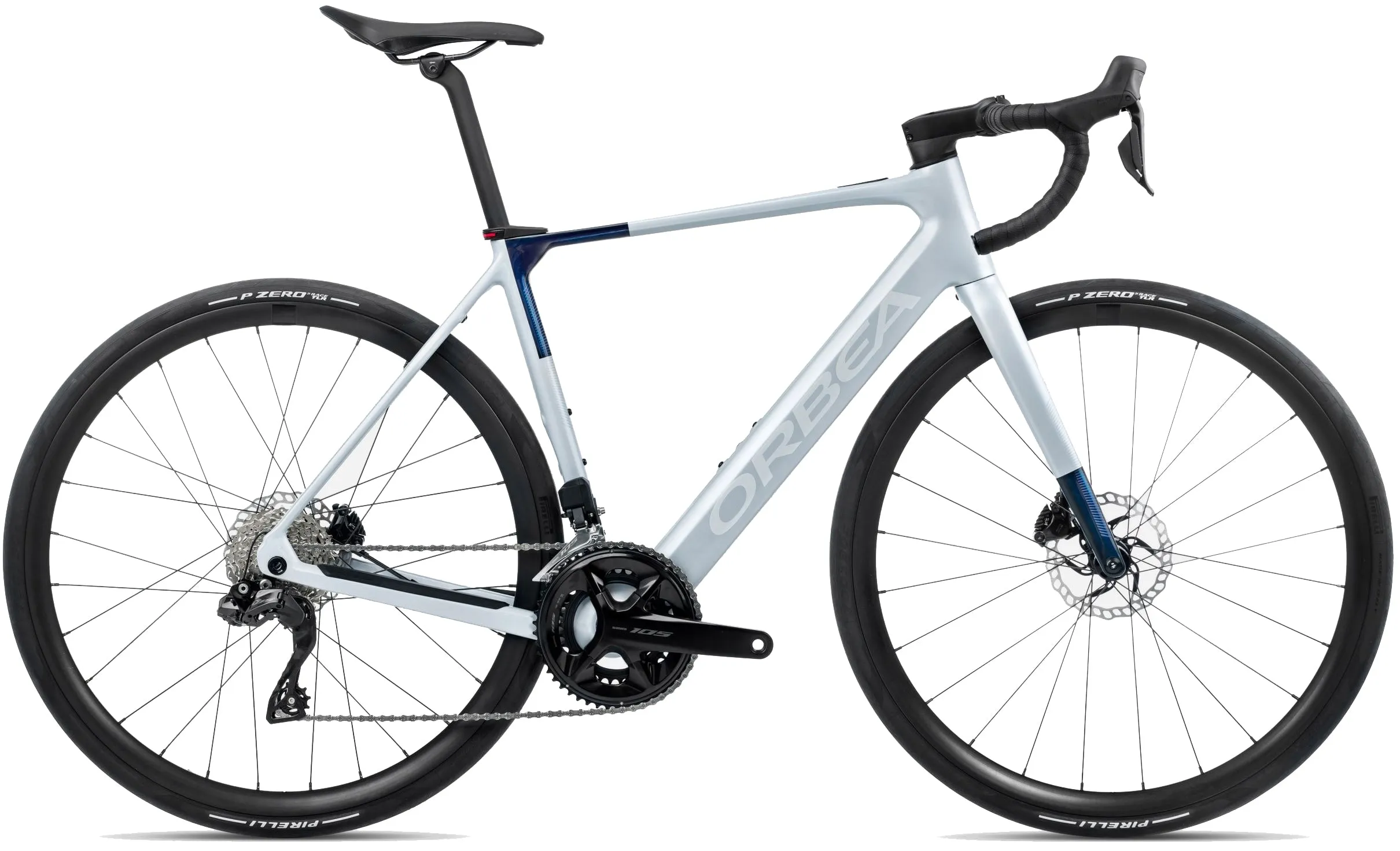 Orbea Gain M30i Carbon Electric Road Bike 2025 - Halo Silver