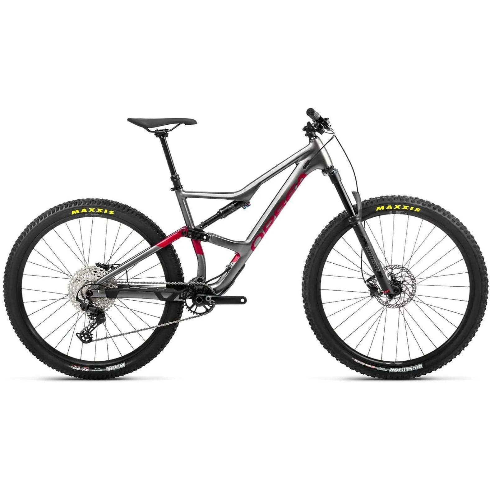 Orbea Occam H30 Mountain Bike 2023 - Glitter Anthracite & Metallic Red