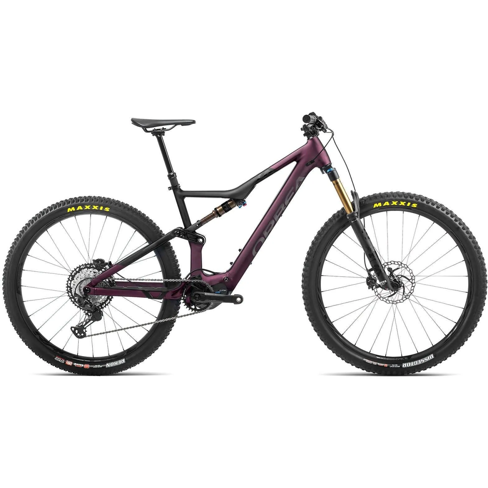 Orbea Rise H10 Electric Mountain Bike 2022 - Mulberry