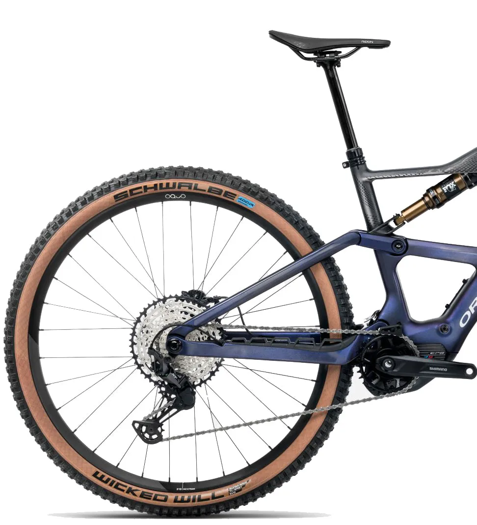 Orbea Rise SL M10 420W Carbon Electric Mountain Bike 2025 - Tanzanite Carbon View