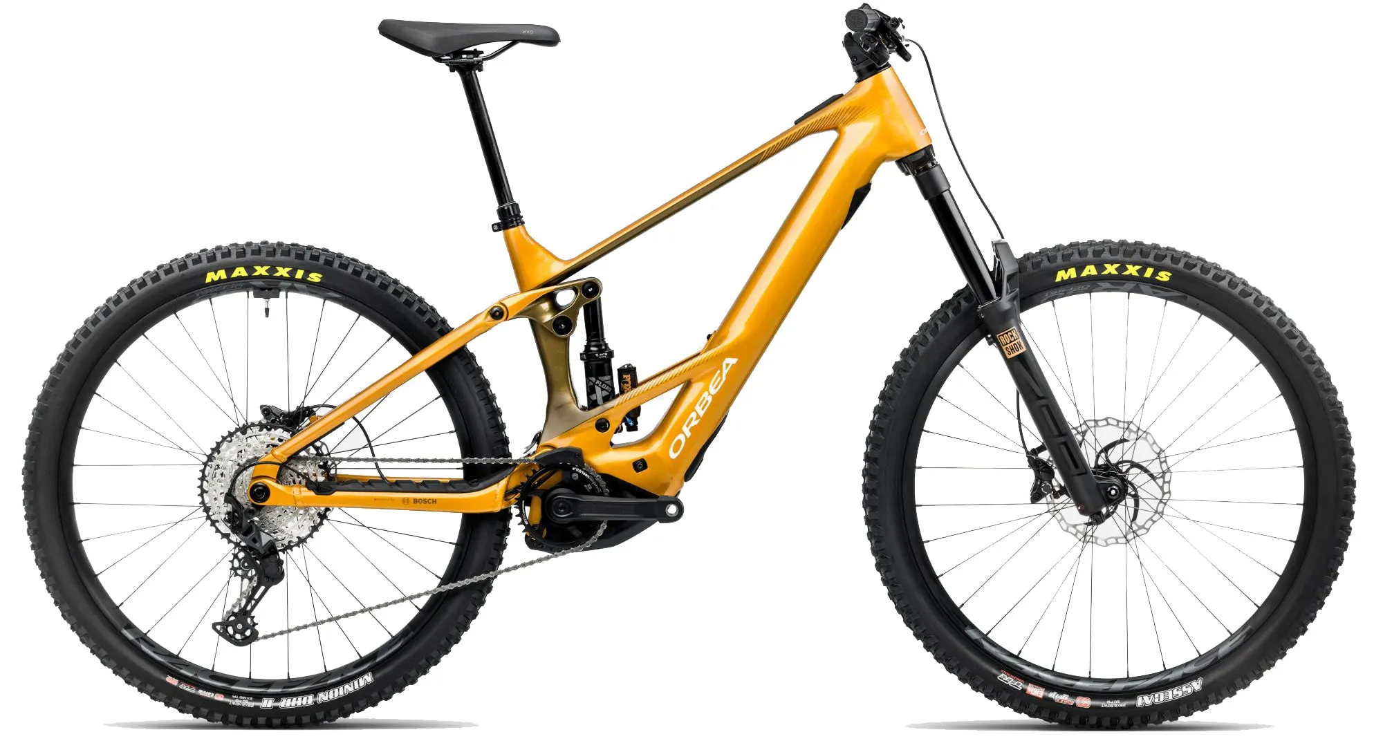 Orbea Wild H20 Electric Full Suspension Mountain Bike 2025 - Bumblebee Yellow
