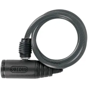 Oxford Bumper 6mm x 600mm Cable Lock - Black