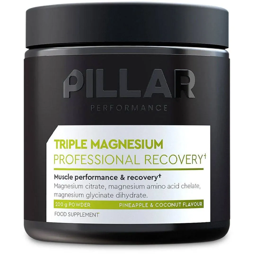Pillar Performance Triple Magnesium Professional Recovery Powder 200g Tub