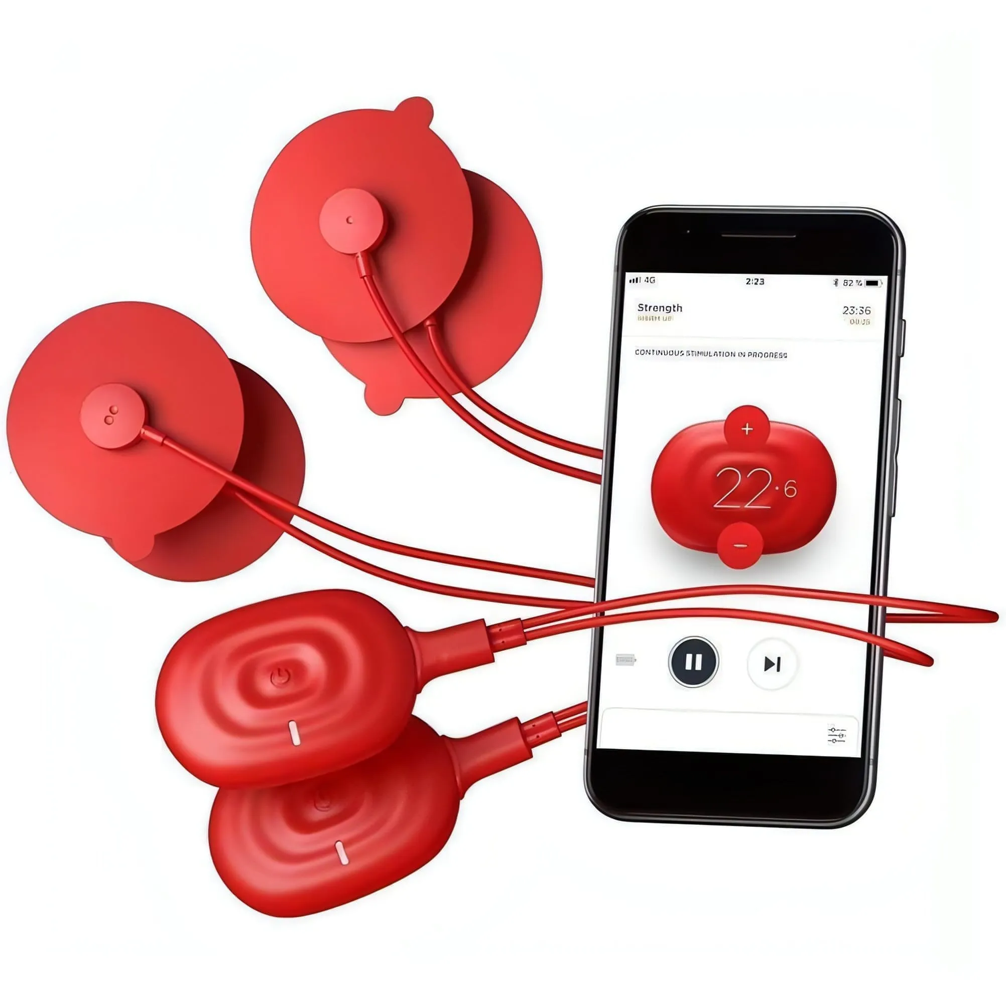 Powerdot Duo Gen 2 Muscle Stimulator - Red