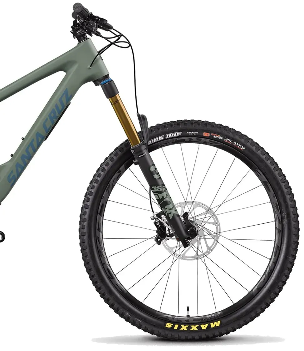 Santa Cruz Bronson 3 CC X01 Reserve Full Suspension Mountain Bike 2021 - Olive