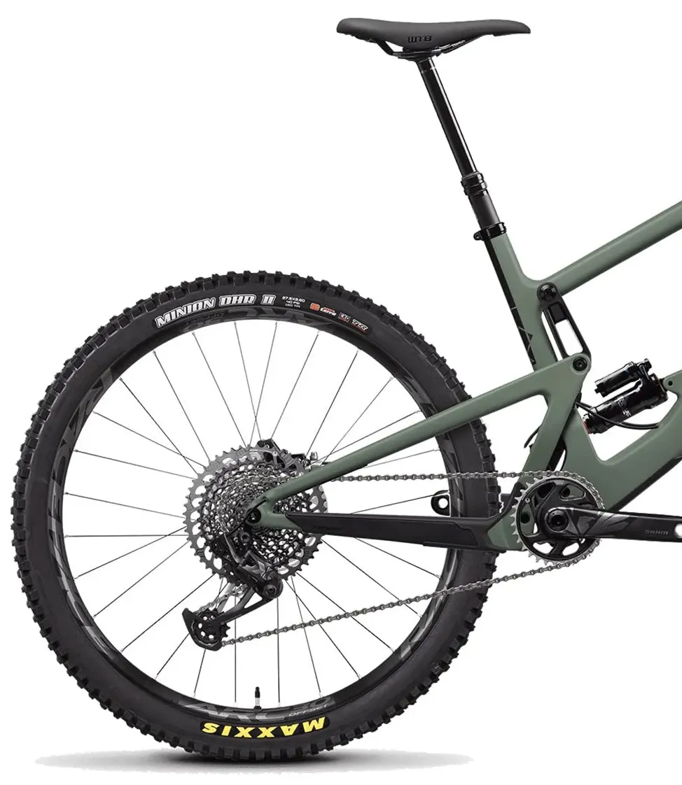 Santa Cruz Bronson 3 CC X01 Reserve Full Suspension Mountain Bike 2021 - Olive
