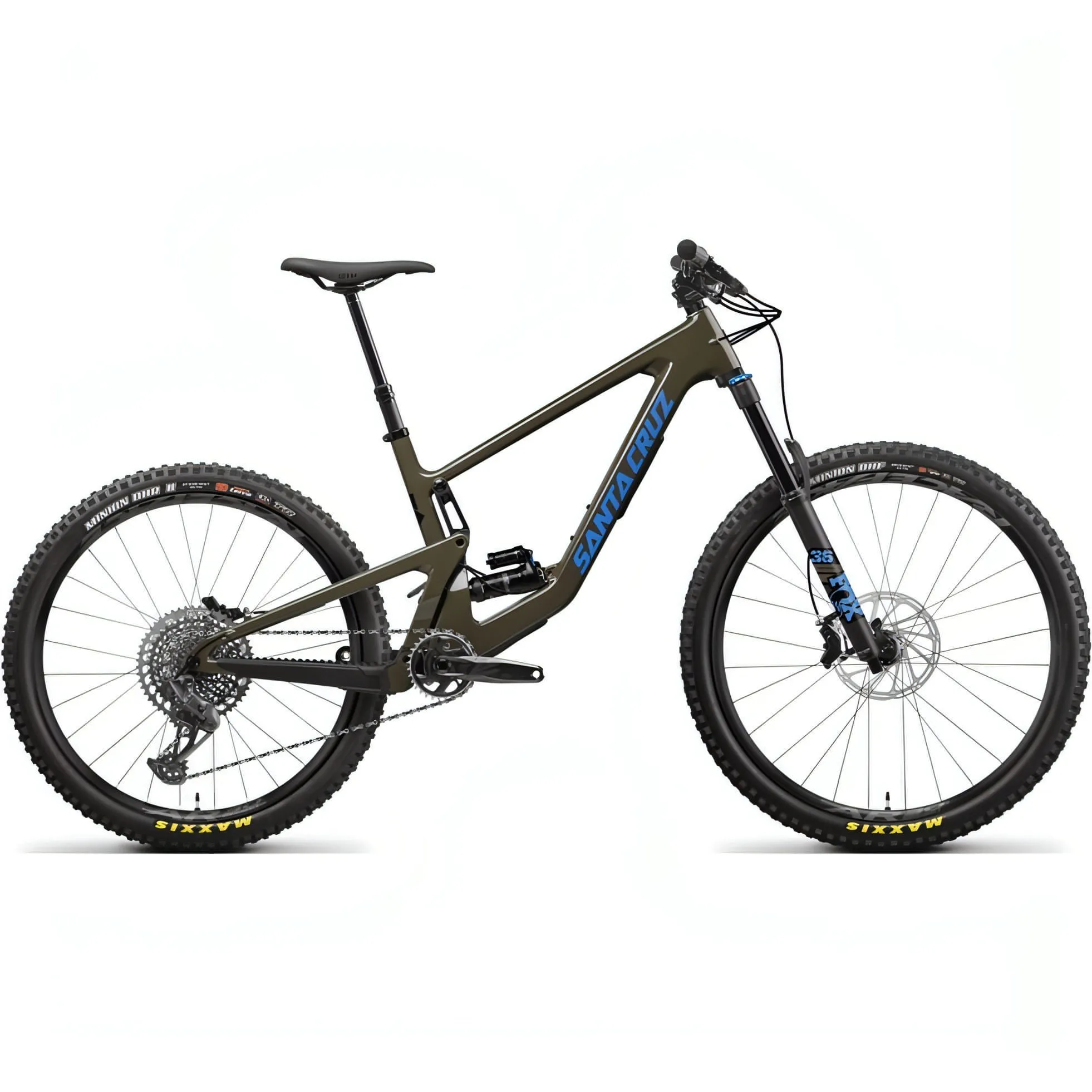 Santa Cruz Bronson 4 MX C S Carbon Mountain Bike 2022 - Moss Gloss