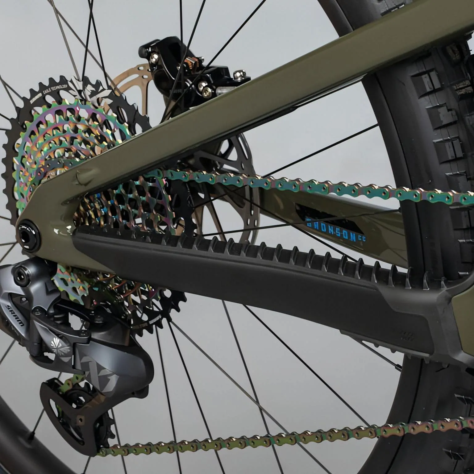 Santa Cruz Bronson 4 MX C S Carbon Mountain Bike 2022 - Moss Gloss
