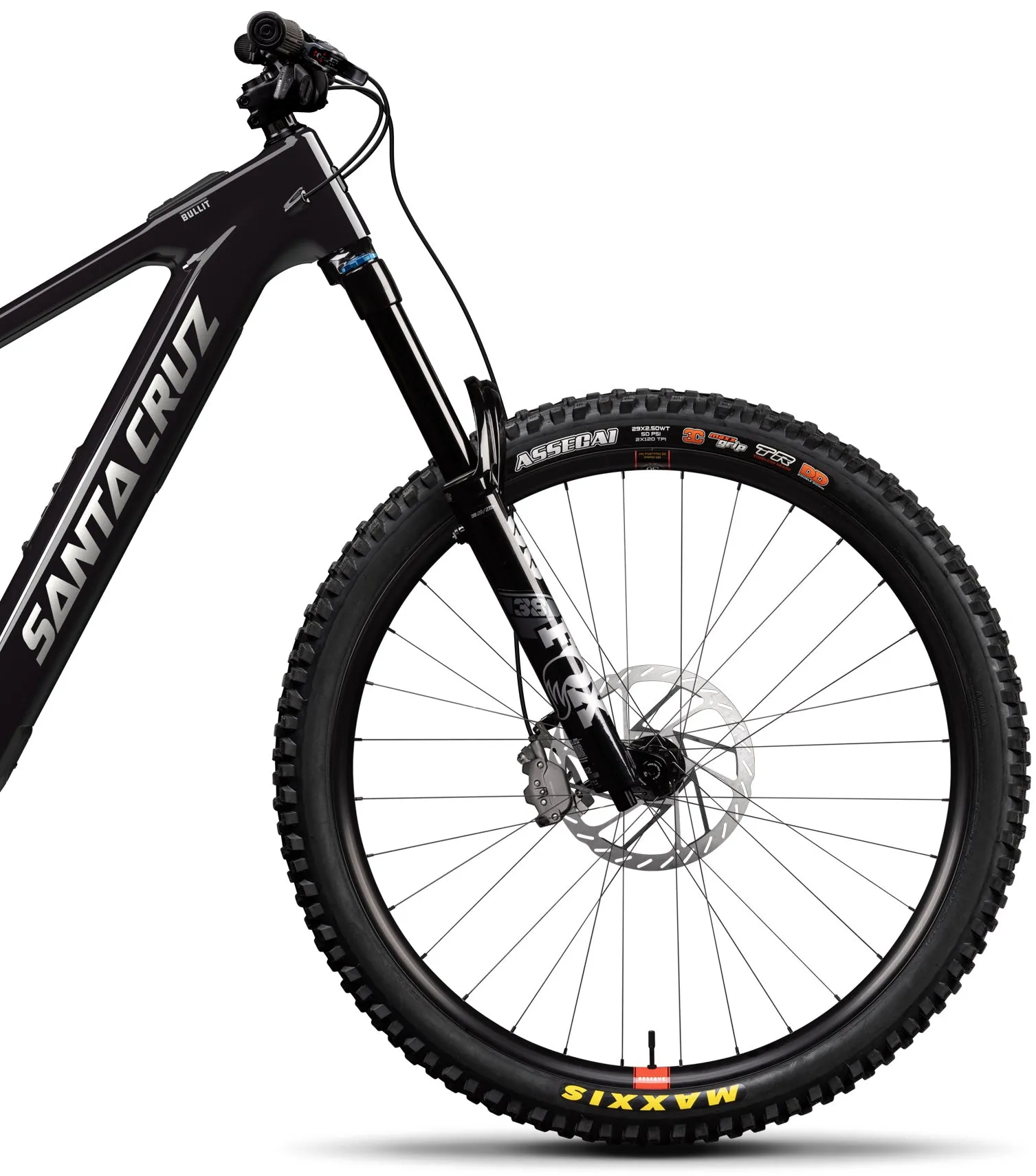 Santa Cruz Bullit 4 C MX 70 Carbon Electric Full Suspension Mountain Bike 2025 - Gloss Black