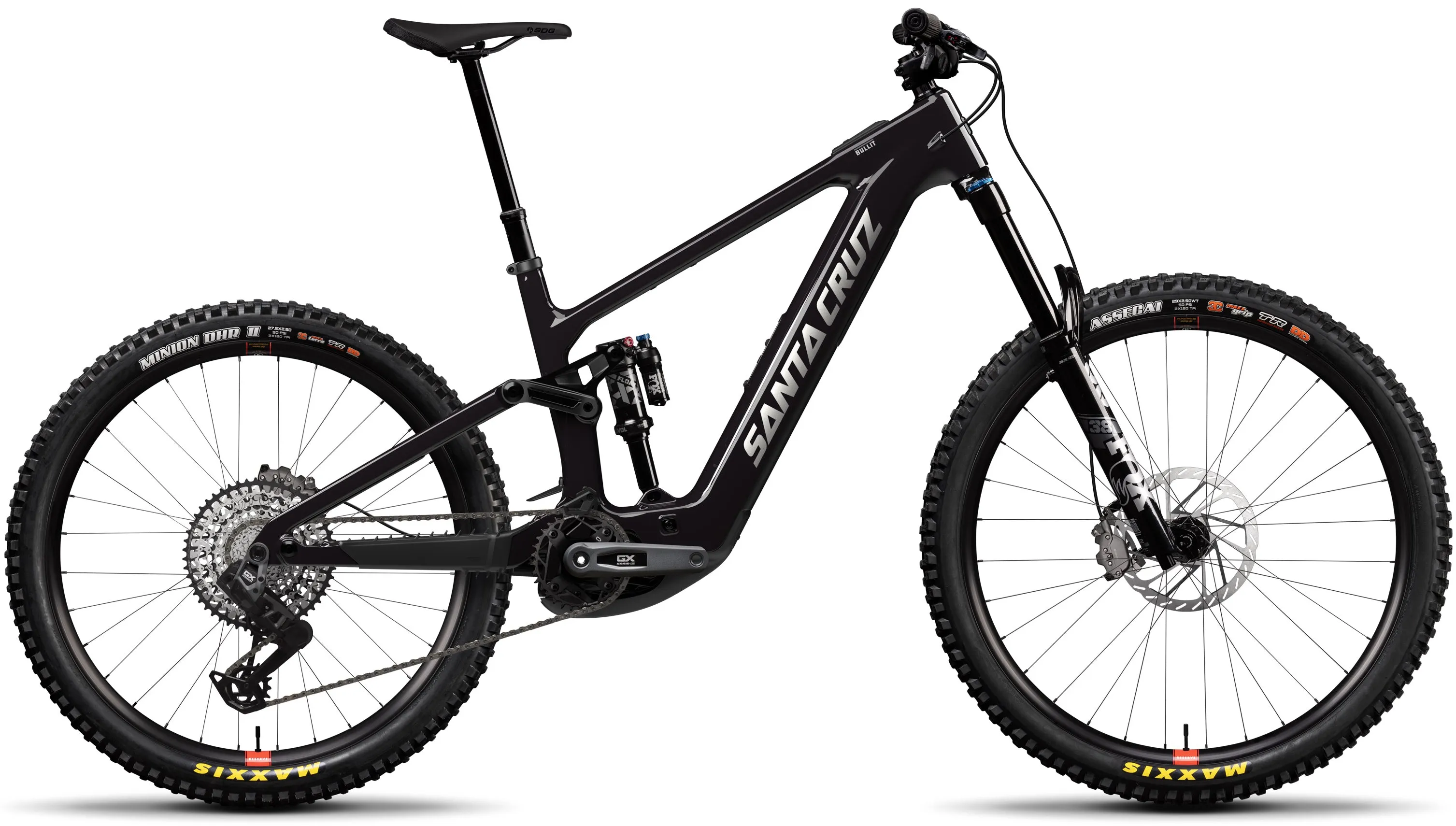 Santa Cruz Bullit 4 C MX 70 Carbon Electric Full Suspension Mountain Bike 2025 - Gloss Black