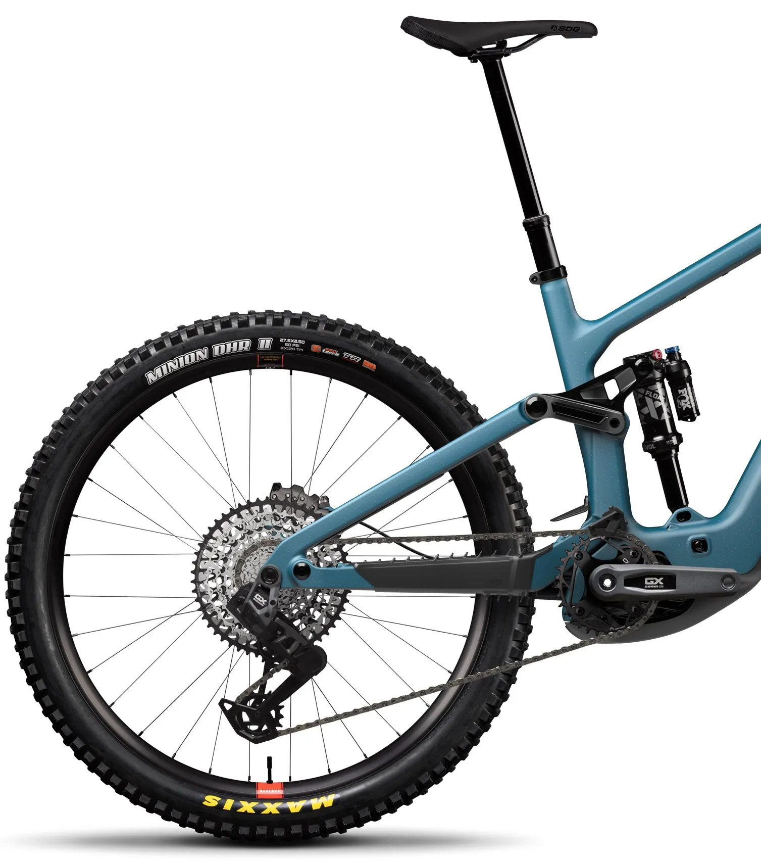Santa Cruz Bullit 4 C MX GX AXS Carbon Electric Full Suspension Mountain Bike 2025 - Matte Teal
