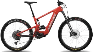 Santa Cruz Heckler 9 C S MX Electric Full Suspension Mountain Bike 2024 - Gloss Heirloom Red
