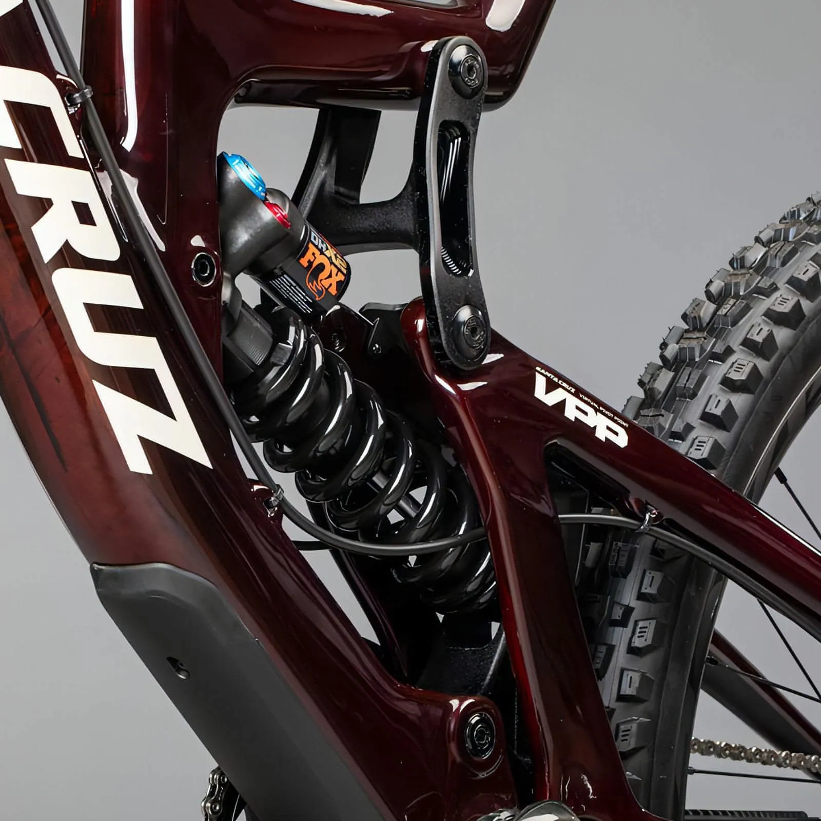 Santa Cruz V10 7 MX CC S Carbon Downhill Mountain Bike 2022 - Oxblood
