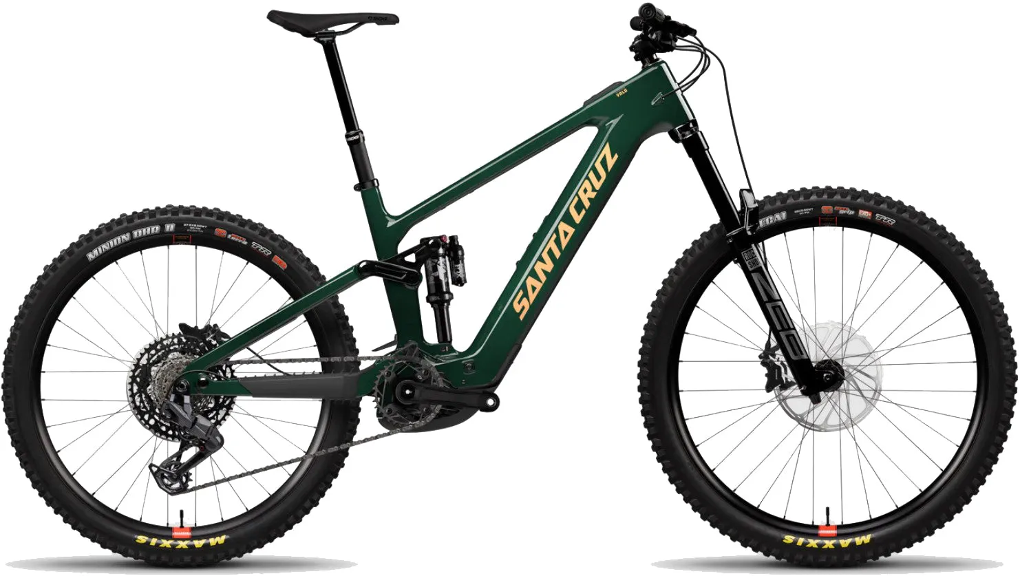 Santa Cruz Vala MX C 70 Electric Mountain Bike 2025 - Midnight Green