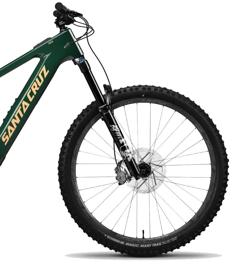 Santa Cruz Vala MX C S Electric Mountain Bike 2025 - Midnight Green