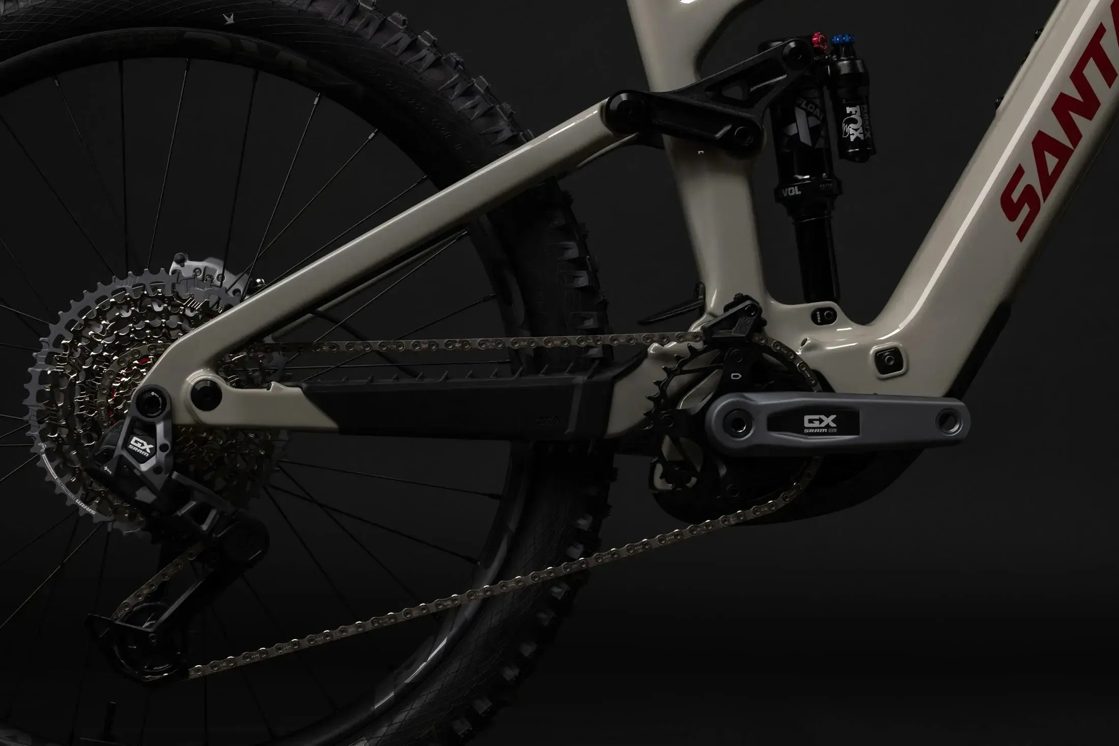 Santa Cruz Vala MX CC X0 AXS Reserve Electric Mountain Bike 2025 - Gloss Grey