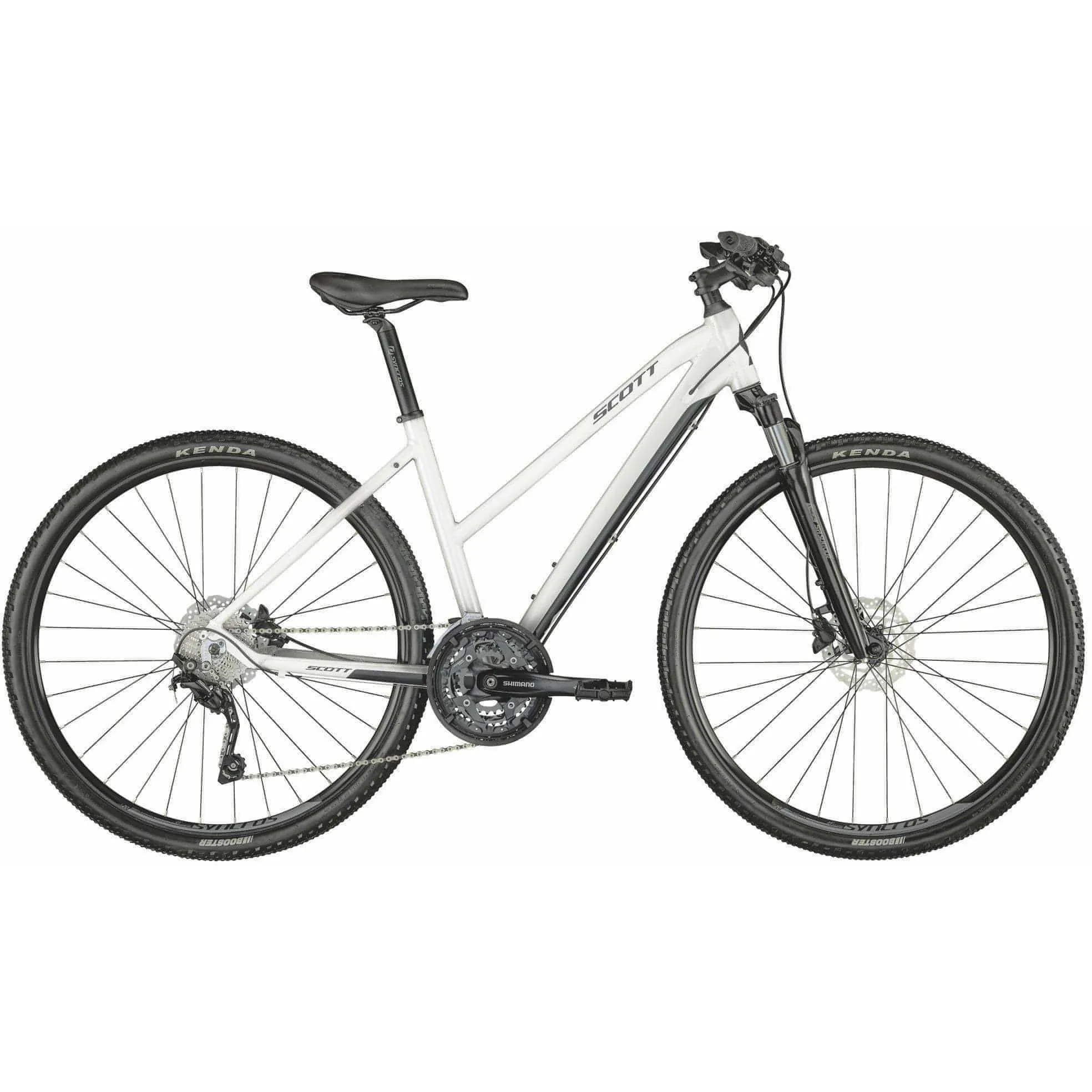 Scott Sub Cross 20 Womens Hybrid Bike 2022 - White
