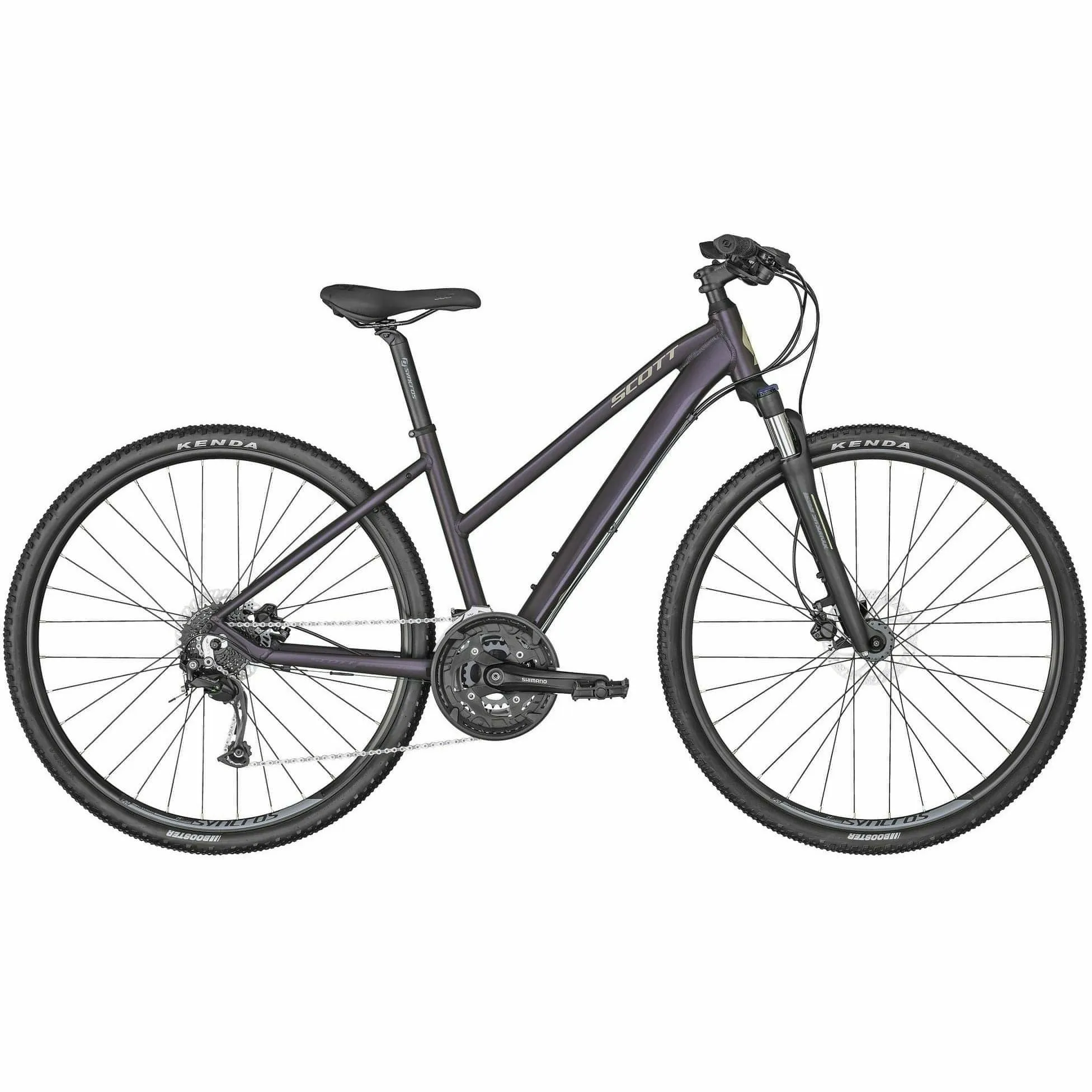 Scott Sub Cross 30 Womens Hybrid Bike 2024 - Purple
