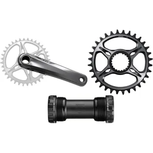 Shimano FC-M9100 Boost XTR Crankset With 34T Chainring And Bottom Bracket OEM
