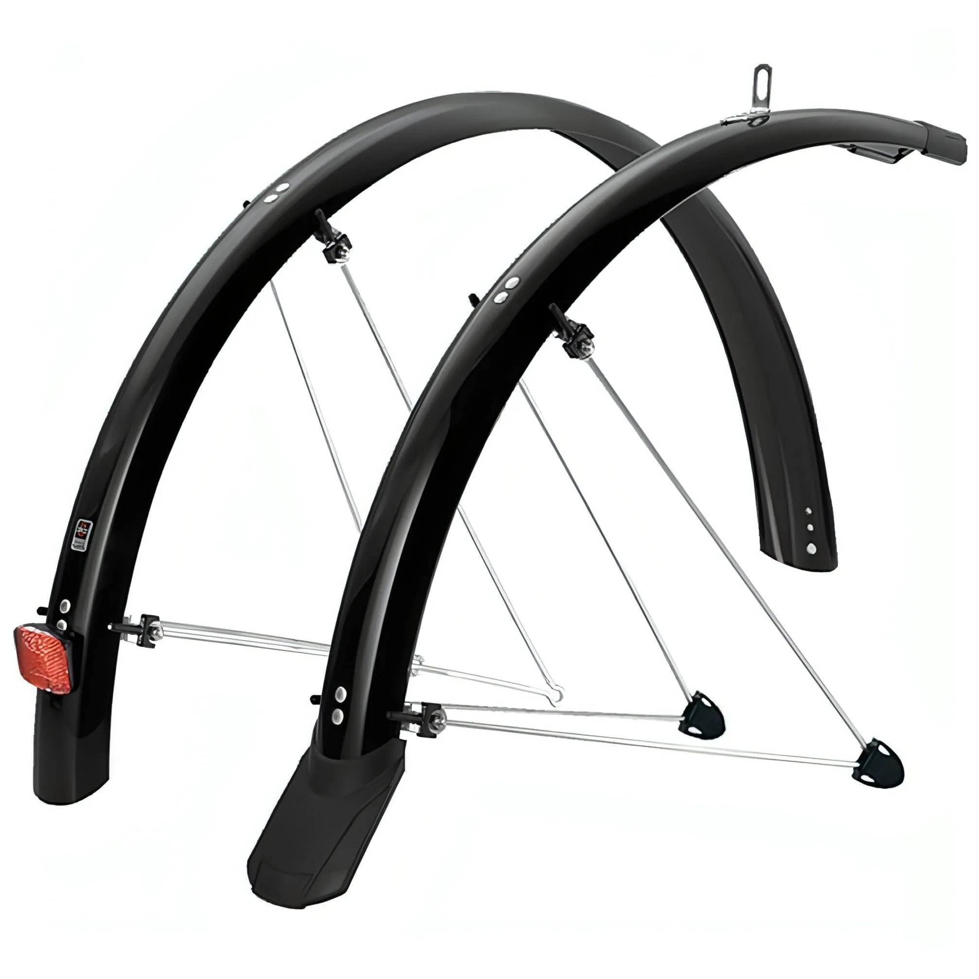 SKS Chromoplastics P45-P50 Mudguard Set - Black