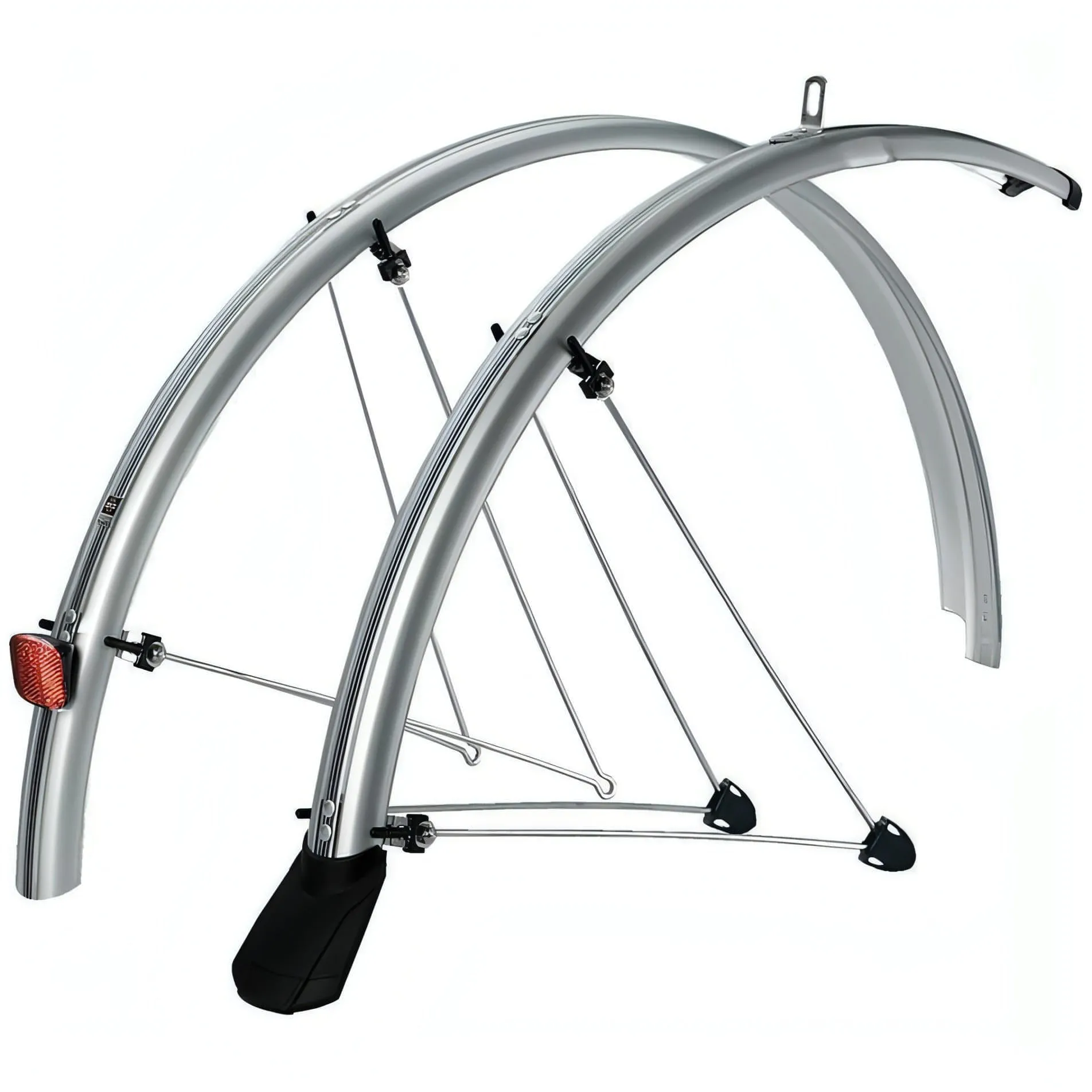 SKS Chromoplastics P45-P50 Mudguard Set - Silver