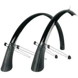 SKS Commuter Mudguards With Spoiler Mudguard Set - Black