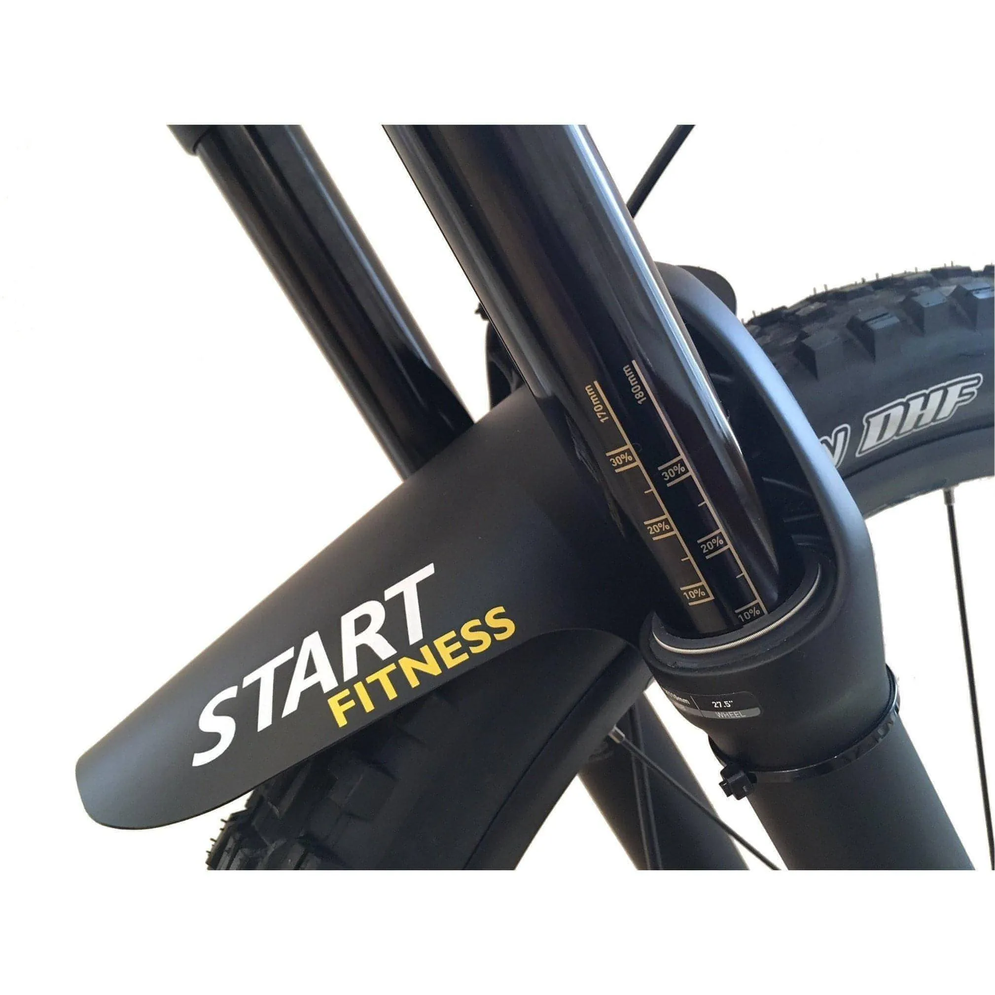 Start Fitness Front Guardian MTB Mudguard - Black