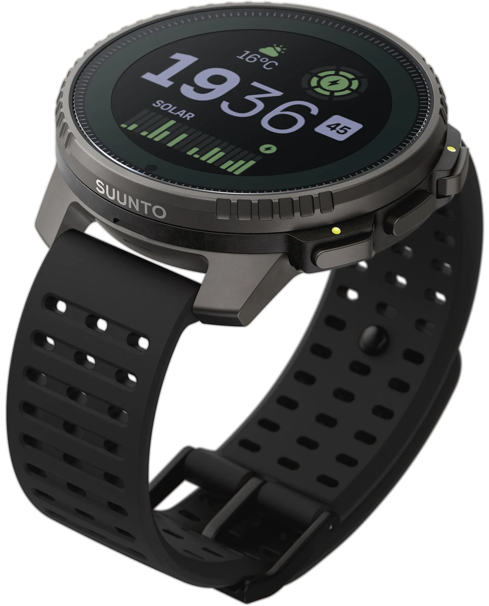 Suunto Vertical Titanium Solar GPS Sports Watch - Black