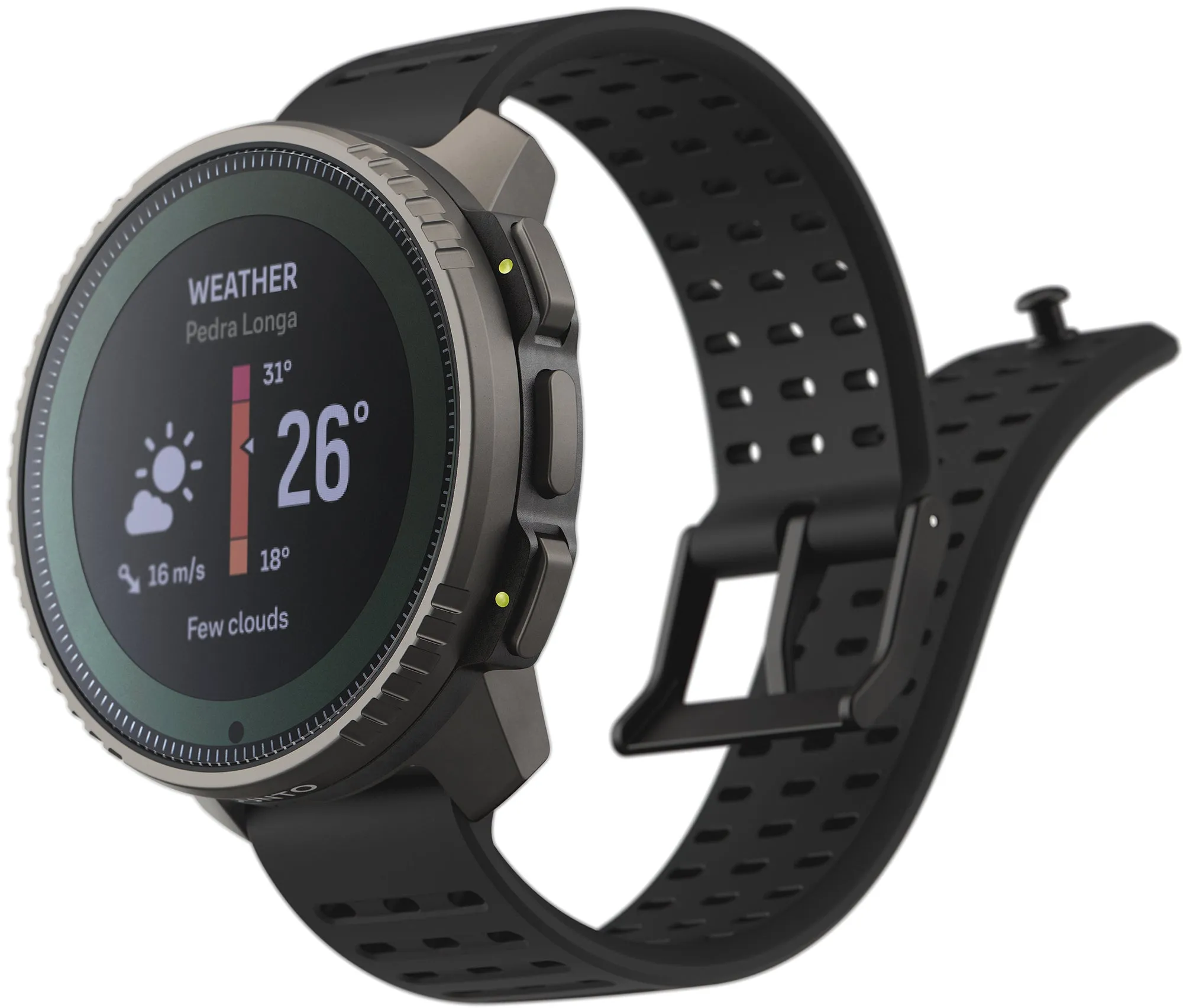 Suunto Vertical Titanium Solar GPS Sports Watch - Black