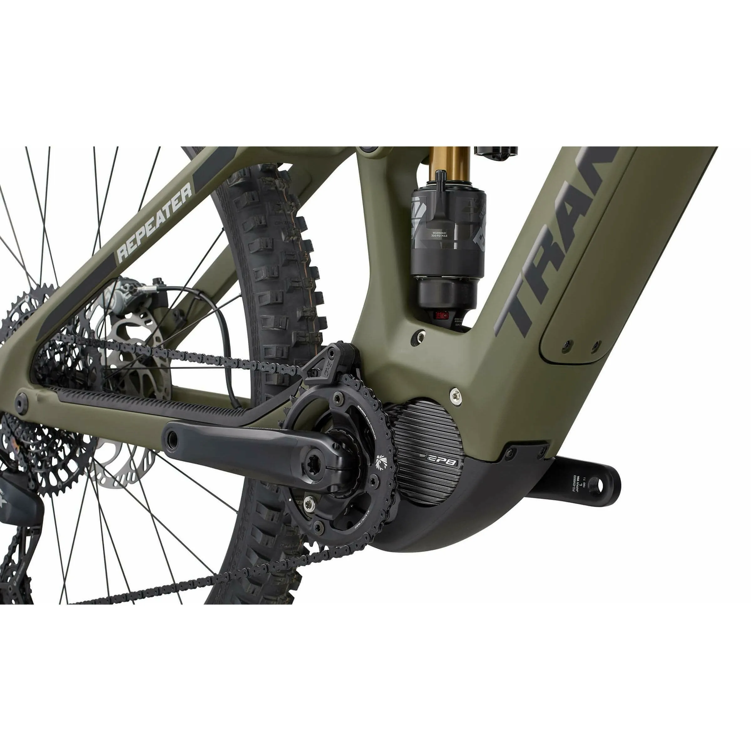 Transition Repeater NX Carbon Electric Mountain Bike 2023 - Mossy Green