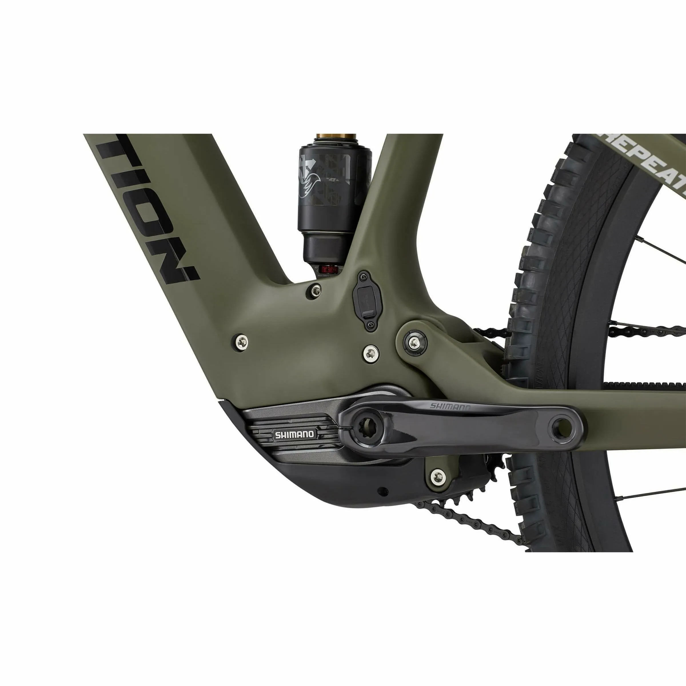 Transition Repeater NX Carbon Electric Mountain Bike 2023 - Mossy Green