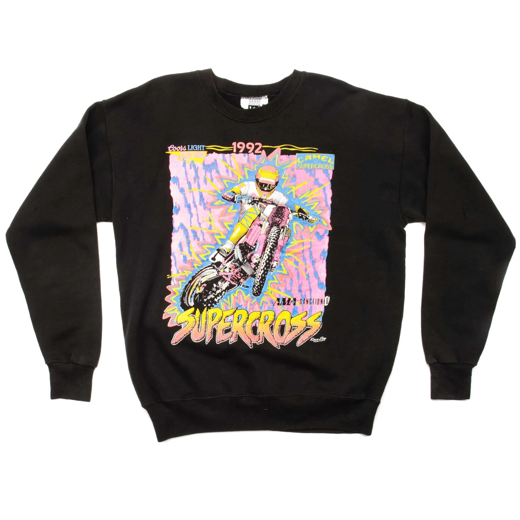 VINTAGE SUPERCROSS SWEATSHIRT 1992 SIZE LARGE MADE IN USA